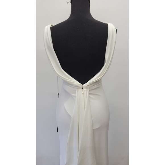 Mac Duggal SLEEVELESS V NECK JERSEY GOWN Size 0 - Picture 6 of 14